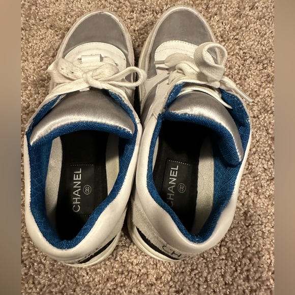 Stylish White Sneakers Women Shoes Fits 6 - Picture 8 of 11